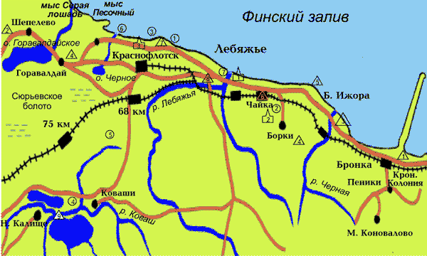 Карта поселка лебяжье ленинградской области